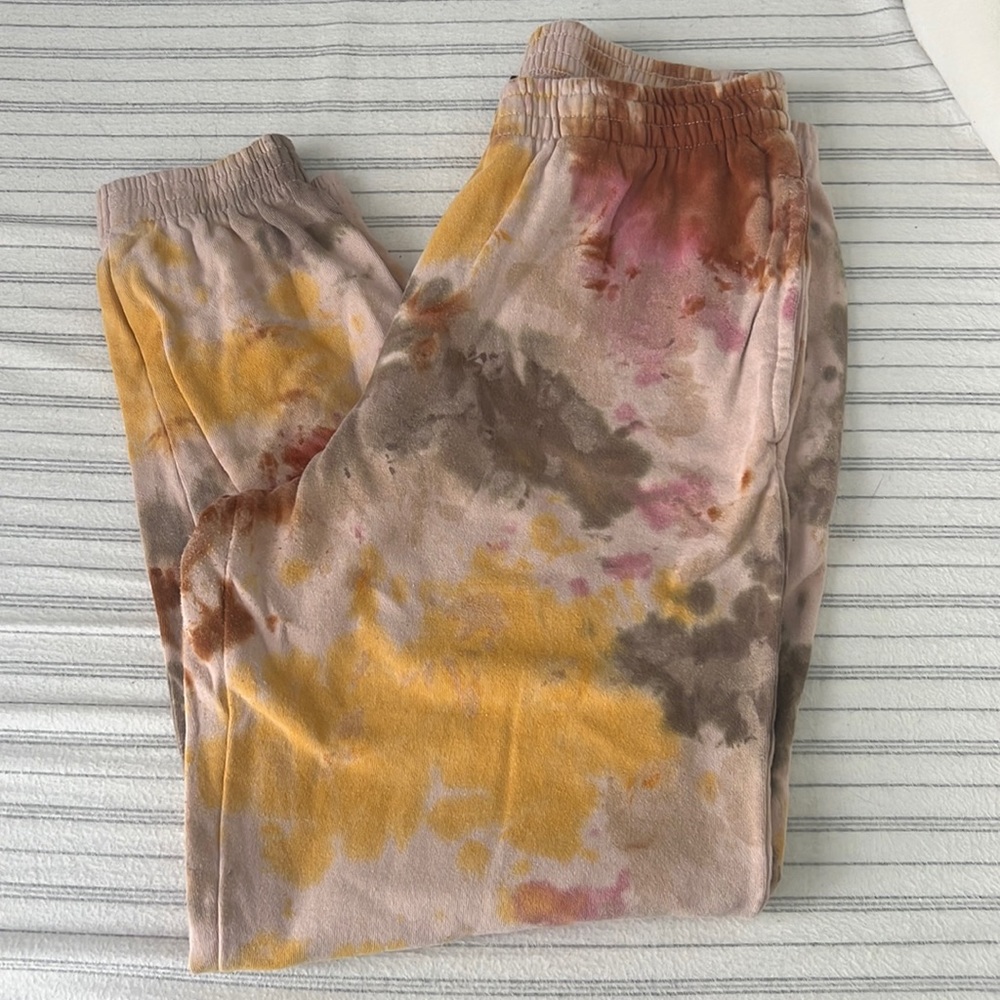 Tie dye target sweatpants